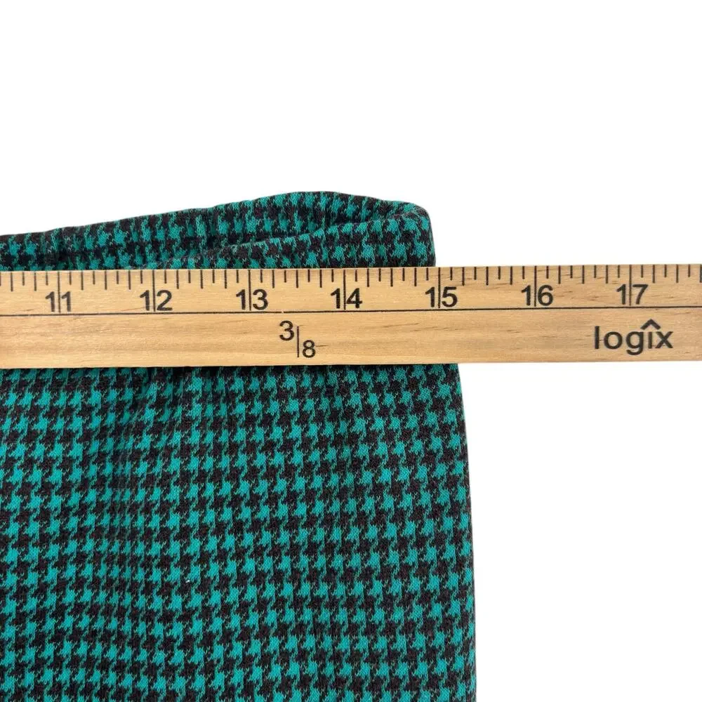 Draper's & Damon's Soft Knit Houndstooth Check Pull On Pants‎ Medium